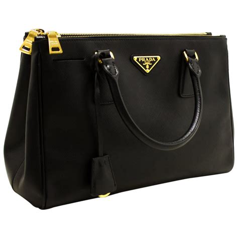 prada white black and gold handbag|authentic Prada saffiano.